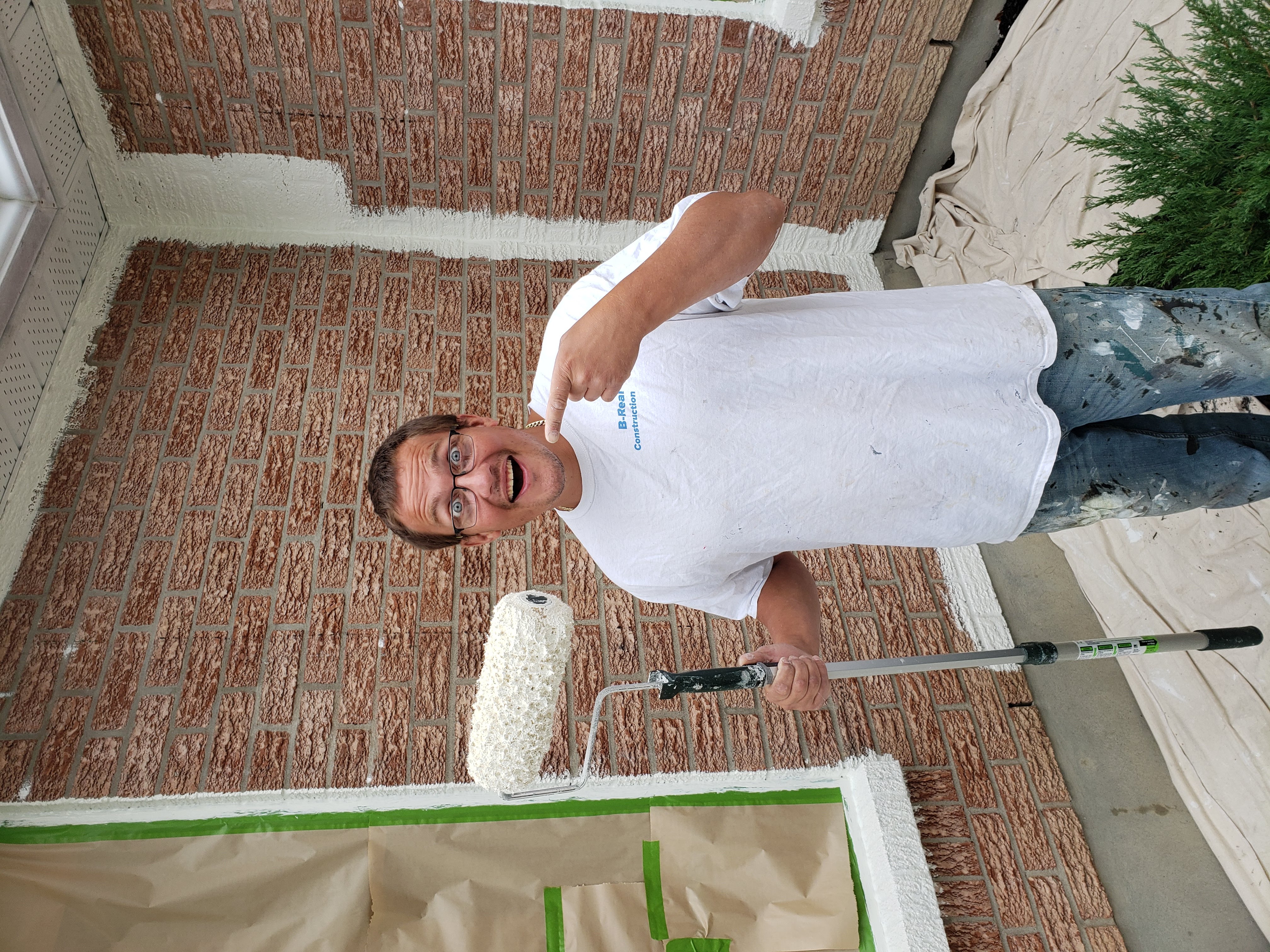 B Real Construction owner on site
